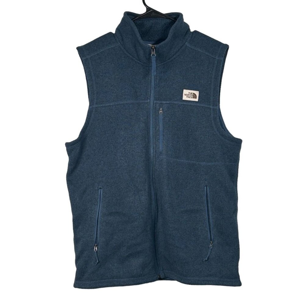 The North Face Men's Gordon Lyons Fleece Vest 'Mallard Blue Heather' Size L